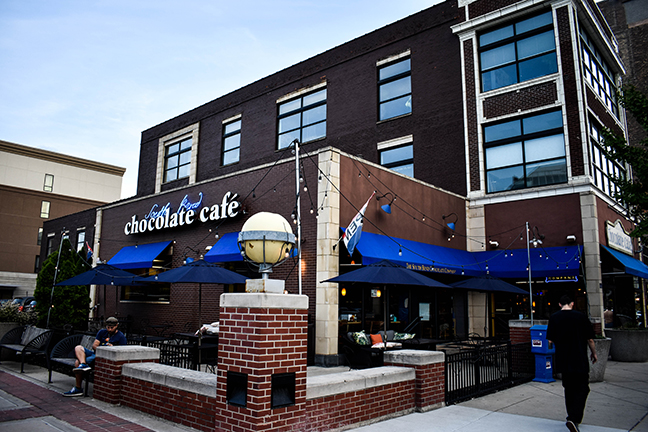 south bend chocolate cafe main entrance